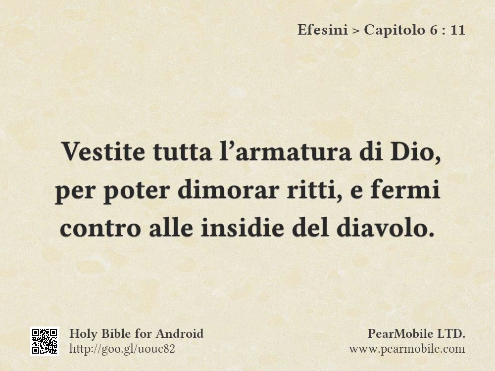 Efesini, Capitolo 6:11